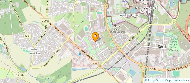 localisation de l'entreprise MADAME MATHILDE LYZWA  MONTEVRAIN