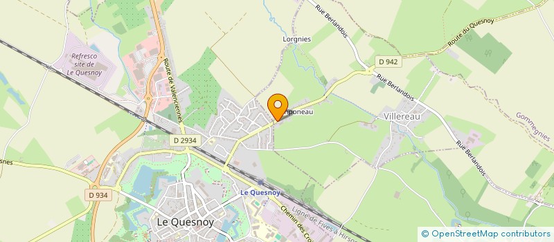 localisation de l'entreprise MADAME MATHILDE MACHU  LE QUESNOY