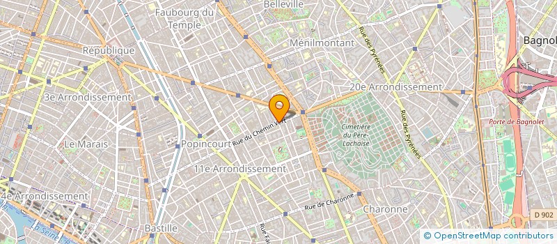 localisation de l'entreprise MADAME MATHILDE MAHE  PARIS