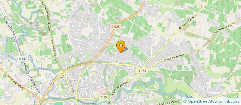 localisation de l'entreprise MADAME MATHILDE MAHE  CARPENTRAS