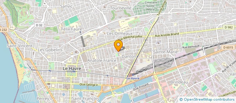 localisation de l'entreprise MADAME MATHILDE MAHIER à LE HAVRE