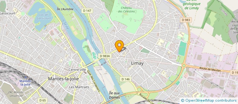 localisation de l'entreprise MADAME MATHILDE MAILLARD  LIMAY