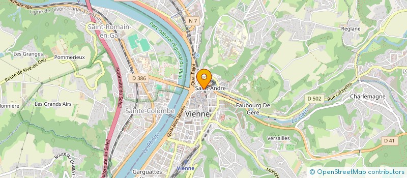 localisation de l'entreprise MADAME MATHILDE MAIRE à VIENNE