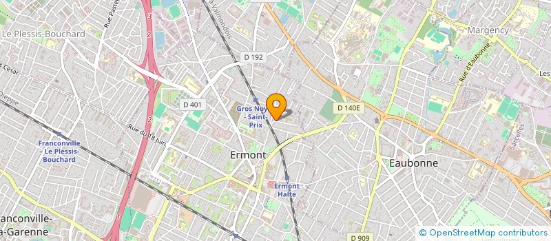 localisation de l'entreprise MADAME MATHILDE MANNO  ERMONT