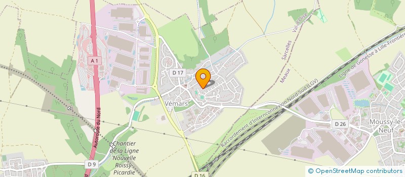 localisation de l'entreprise MADAME MATHILDE MARAN  VEMARS