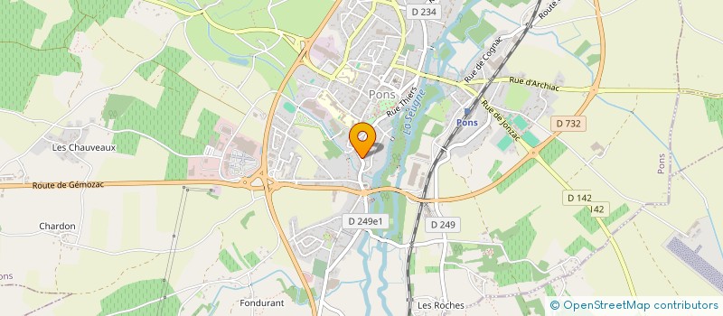 localisation de l'entreprise MADAME MATHILDE MARCHADIER  PONS