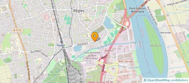 localisation de l'entreprise MADAME MATHILDE MARCHE à BEGLES