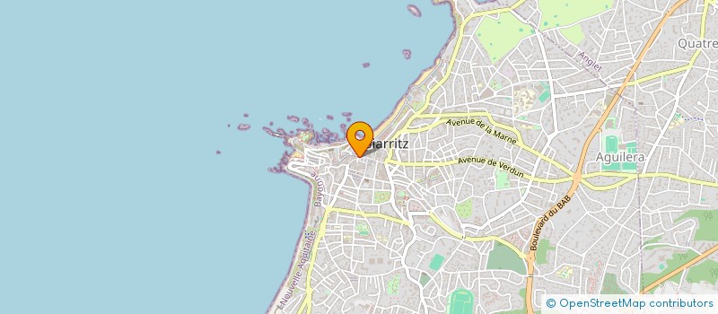 localisation de l'entreprise MADAME MATHILDE MARECAILLE  BIARRITZ