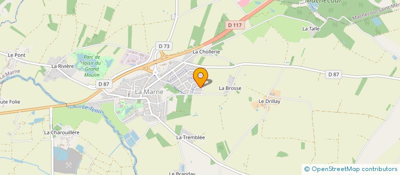 localisation de l'entreprise MADAME MATHILDE MARECHAL  LA MARNE