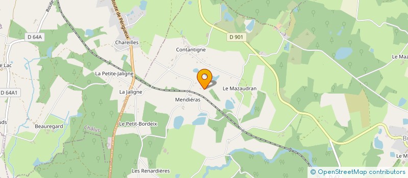 localisation de l'entreprise MADAME MATHILDE MARGOUT  BUSSIERE-GALANT