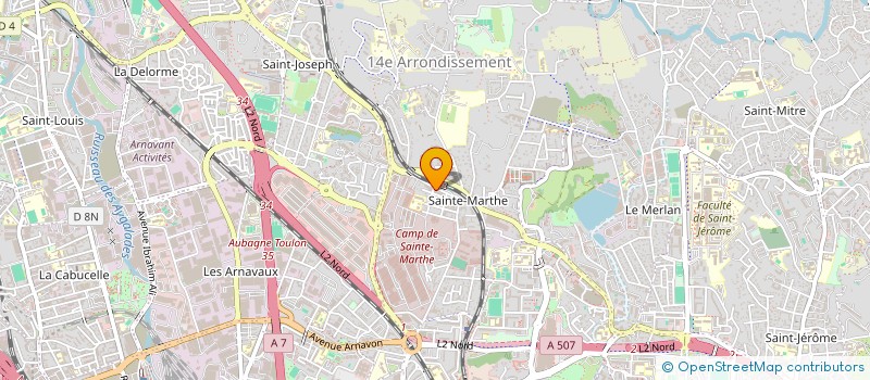 localisation de l'entreprise MADAME MATHILDE MARIE à MARSEILLE