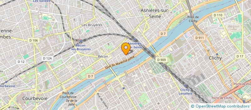 localisation de l'entreprise MADAME MATHILDE MARIE à COURBEVOIE