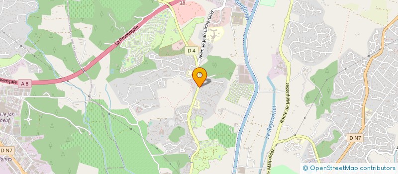 localisation de l'entreprise MADAME MATHILDE MARILLAT  LES ARCS