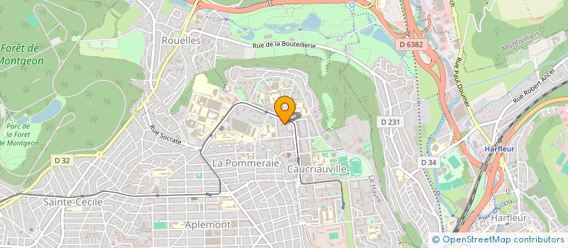 localisation de l'entreprise MADAME MATHILDE MARILLONNET  LE HAVRE