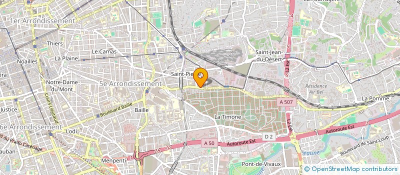 localisation de l'entreprise MADAME MATHILDE MARIN à MARSEILLE