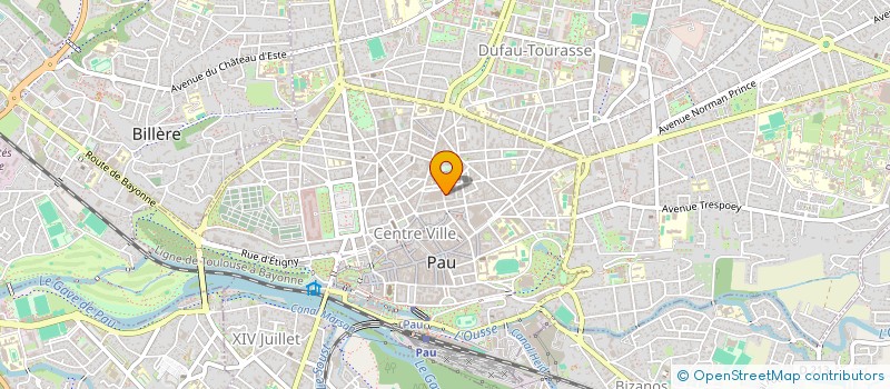 localisation de l'entreprise MADAME MATHILDE MARQUET  PAU