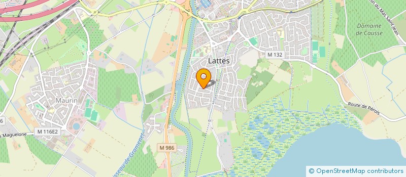 localisation de l'entreprise MADAME MATHILDE MARTEAU à LATTES