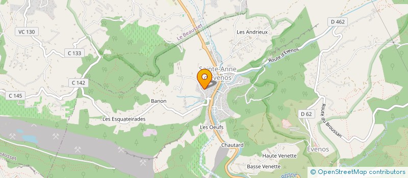 localisation de l'entreprise MADAME MATHILDE MARTIN  EVENOS