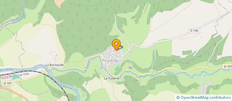 localisation de l'entreprise MADAME MATHILDE MARTIN à POULANGY