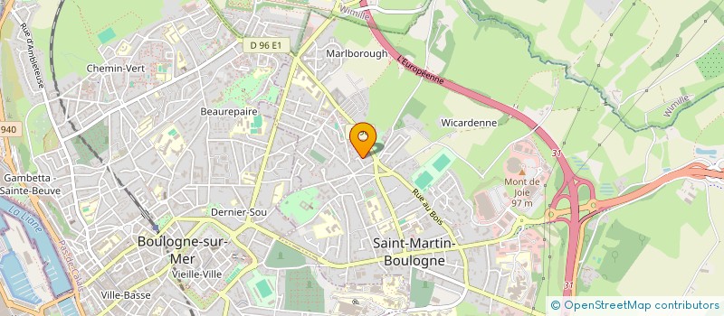 localisation de l'entreprise MADAME MATHILDE MARTINE à SAINT-MARTIN-BOULOGNE