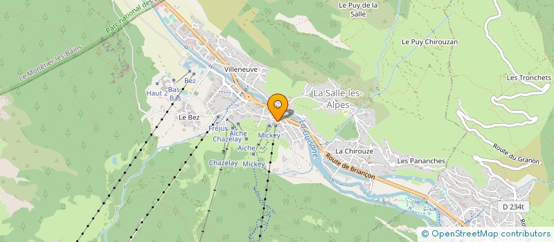 localisation de l'entreprise MADAME MATHILDE MASONI à LA SALLE-LES-ALPES