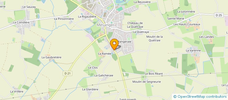 localisation de l'entreprise MADAME MATHILDE MASSON  MESANGER