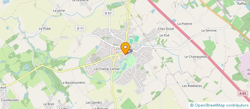 localisation de l'entreprise MADAME MATHILDE MATHE  LE BIGNON