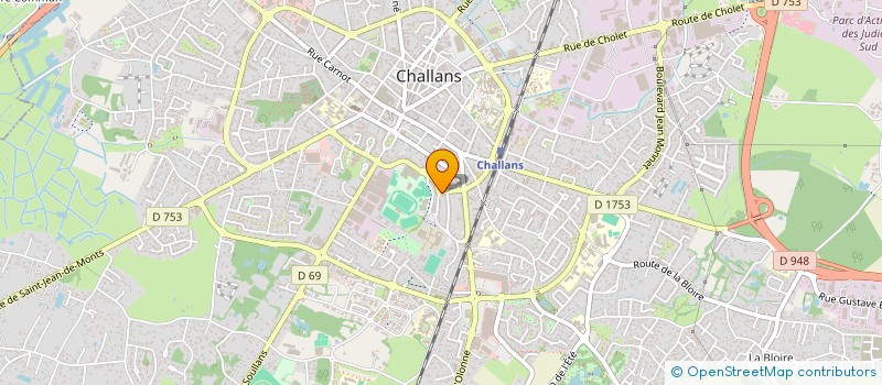localisation de l'entreprise MADAME MATHILDE MATHILDE RAPHAELLE PATOIZEAU à CHALLANS