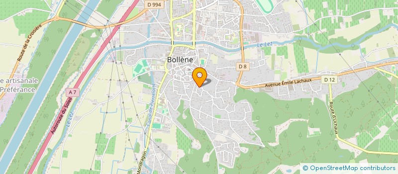 localisation de l'entreprise MADAME MATHILDE MAUDIRE  BOLLENE