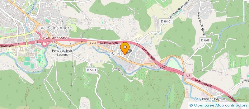 localisation de l'entreprise MADAME MATHILDE MAZAKA  LE THOLONET