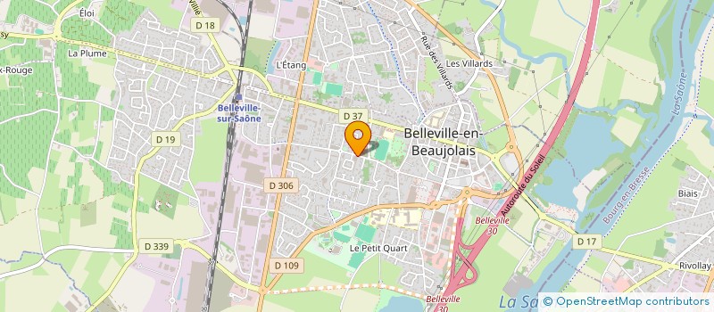 localisation de l'entreprise MADAME MATHILDE MENEGUZZO à BELLEVILLE-EN-BEAUJOLAIS