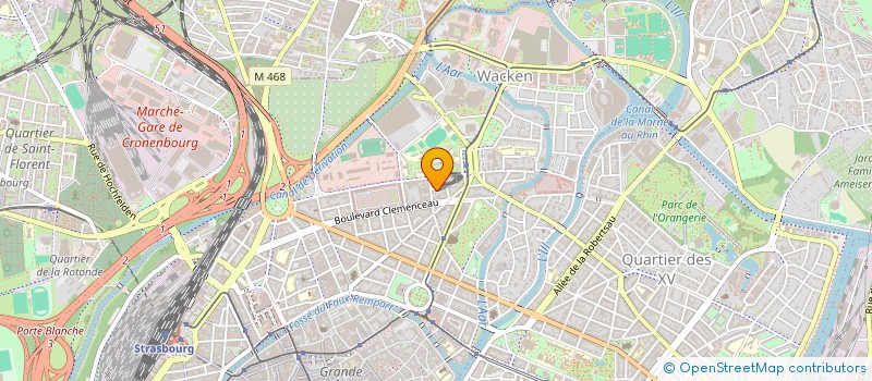 localisation de l'entreprise MADAME MATHILDE MERCIER  STRASBOURG