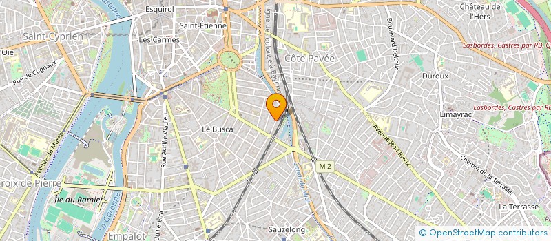 localisation de l'entreprise MADAME MATHILDE MERIEAU  TOULOUSE