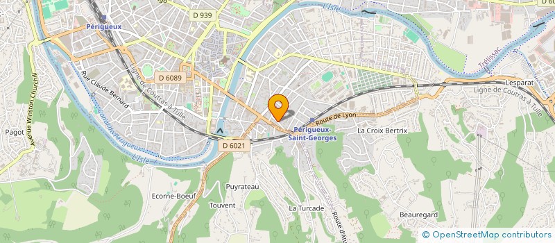 localisation de l'entreprise MADAME MATHILDE MERLHIOT à PERIGUEUX