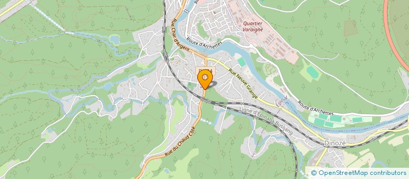 localisation de l'entreprise MADAME MATHILDE MEURISSE à EPINAL