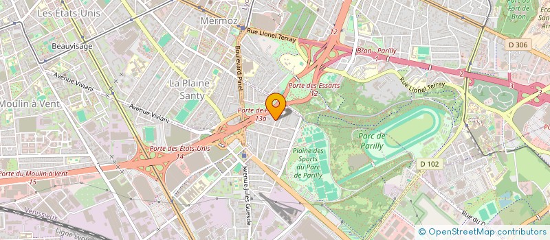 localisation de l'entreprise MADAME MATHILDE MICHEL  VENISSIEUX