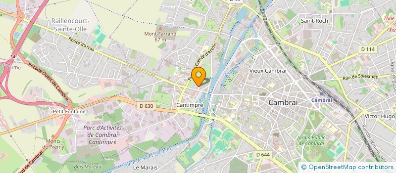 localisation de l'entreprise MADAME MATHILDE MICHELET  CAMBRAI