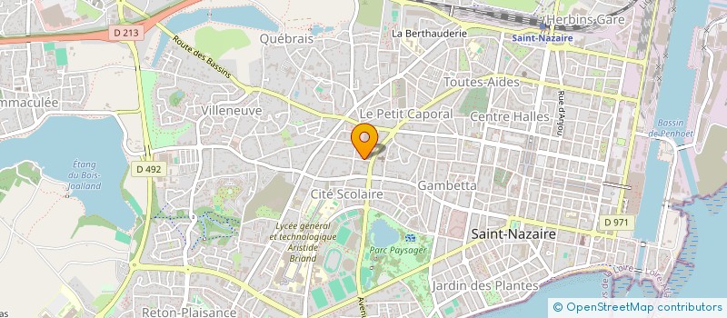 localisation de l'entreprise MADAME MATHILDE MICHON  SAINT-NAZAIRE