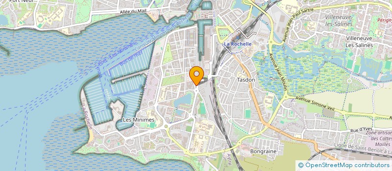 localisation de l'entreprise MADAME MATHILDE MIGAUD  LA ROCHELLE