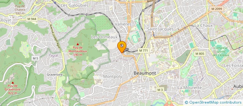 localisation de l'entreprise MADAME MATHILDE MIGNON à BEAUMONT