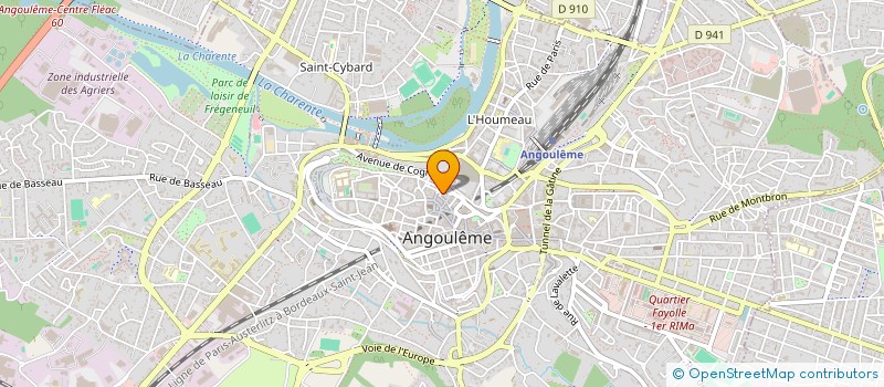 localisation de l'entreprise MADAME MATHILDE MIOT à ANGOULEME