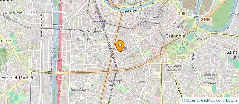 localisation de l'entreprise MADAME MATHILDE MIRALLES à GRENOBLE