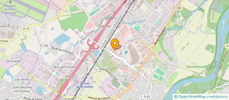 localisation de l'entreprise MADAME MATHILDE MLAKAR  LA SALVETAT-SAINT-GILLES