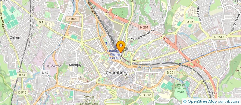 localisation de l'entreprise MADAME MATHILDE MOLAS  CHAMBERY