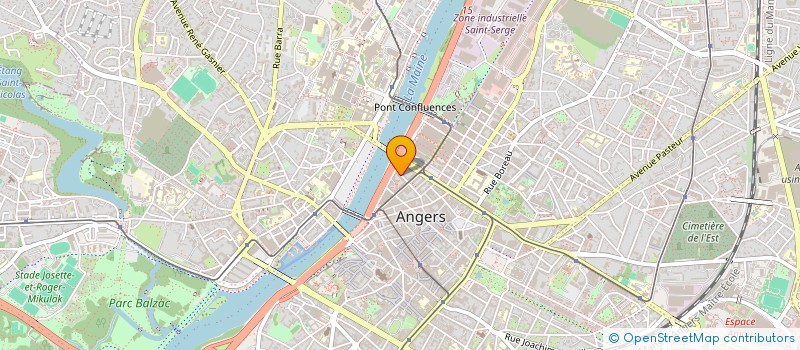 localisation de l'entreprise MADAME MATHILDE MONCLUS  ANGERS