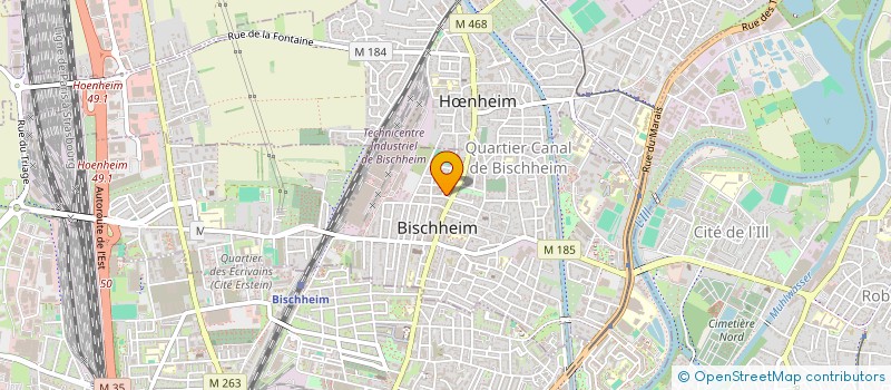 localisation de l'entreprise MADAME MATHILDE MONCOLLIN à BISCHHEIM