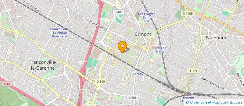 localisation de l'entreprise MADAME MATHILDE MONSINJON  ERMONT