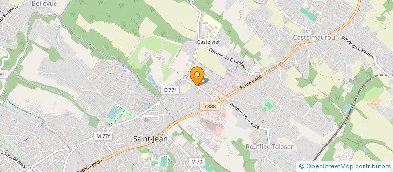 localisation de l'entreprise MADAME MATHILDE MONTAGNE  ROUFFIAC-TOLOSAN