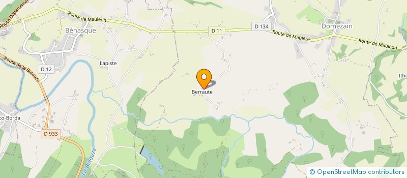 localisation de l'entreprise MADAME MATHILDE MONTEUUIS  OSTABAT-ASME