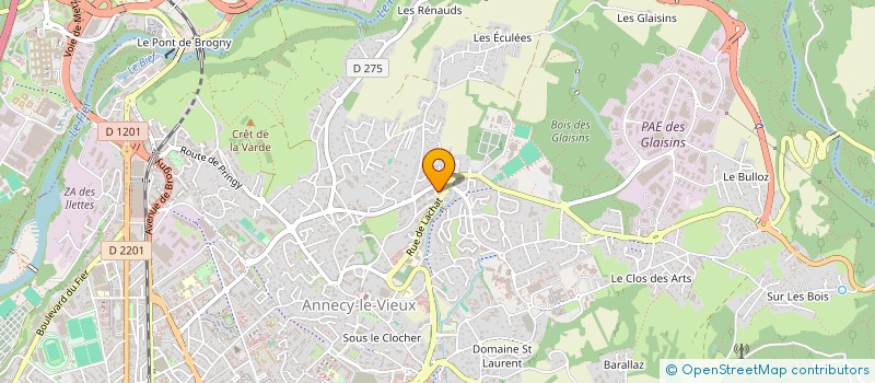 localisation de l'entreprise MADAME MATHILDE MORO  ANNECY